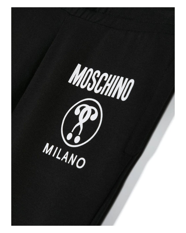 moschino-Black Logo Sweatpants-hup05n-lda17-60100