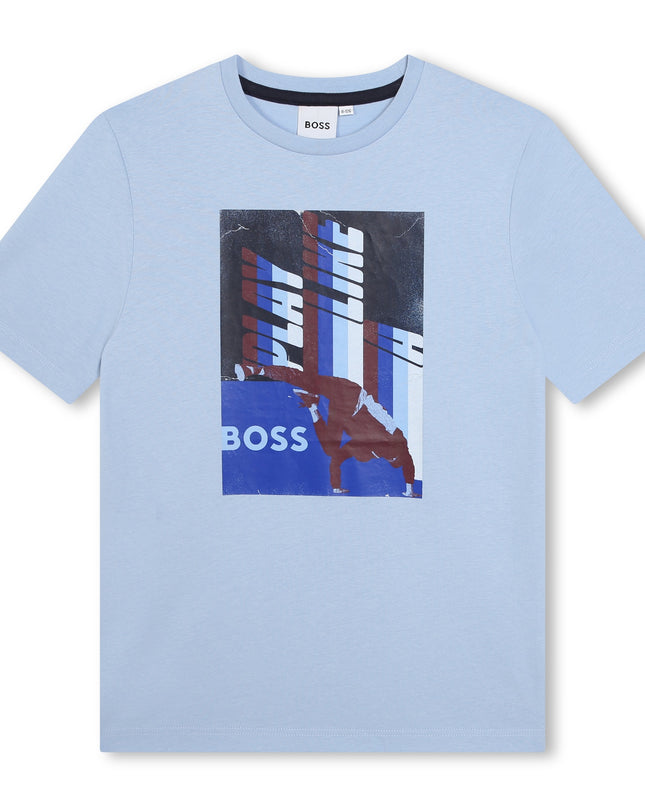boss-j50724-783-kb-Pale Blue T-Shirt