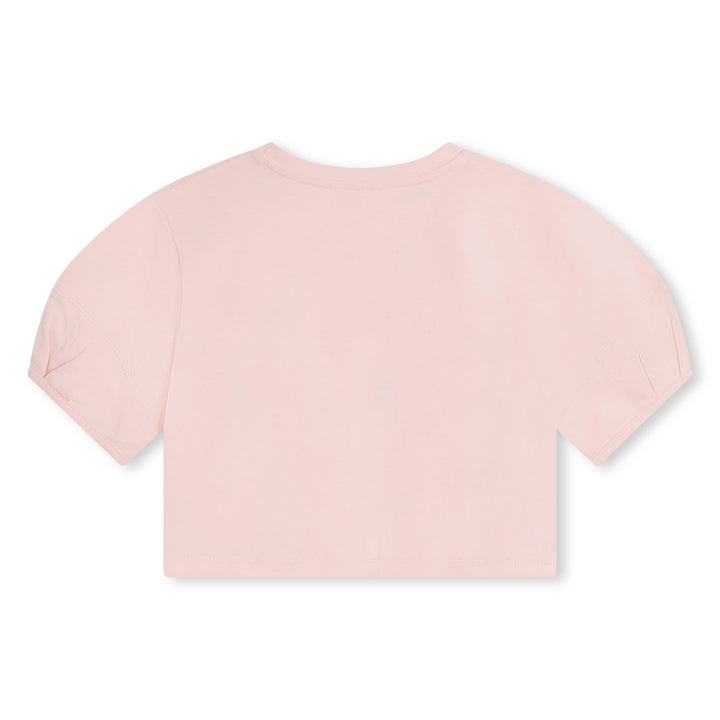 kenzo-k60271-46t-kg-Pink Cotton T-Shirt
