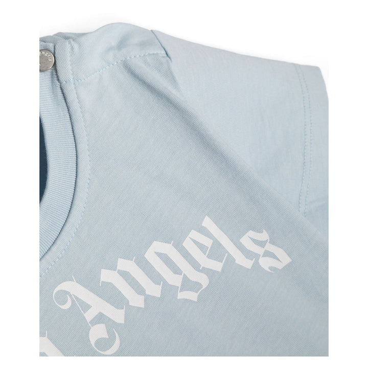 palm-angels-pbxb001s24jer0024101-Light Blue Logo T-Shirt