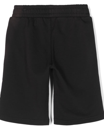 moschino-Black Logo Shorts-huq01u-lca32-60100