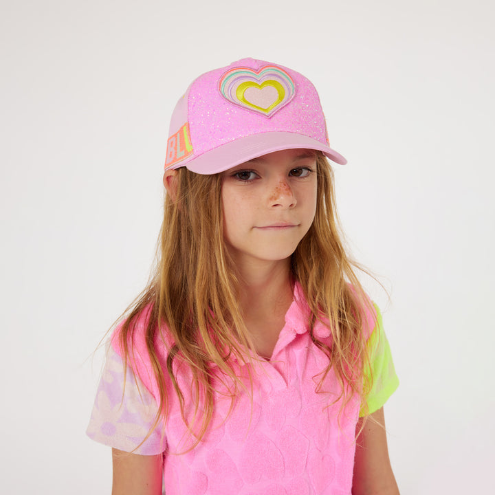 billieblush-u20334-462-kg-Pink Logo Cap