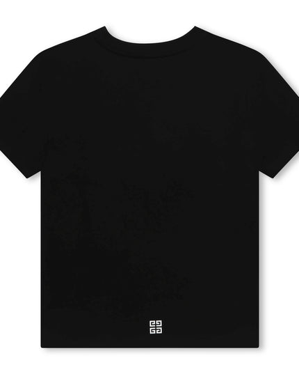 givenchy-h30160-09b-kb-Black Logo T-Shirt