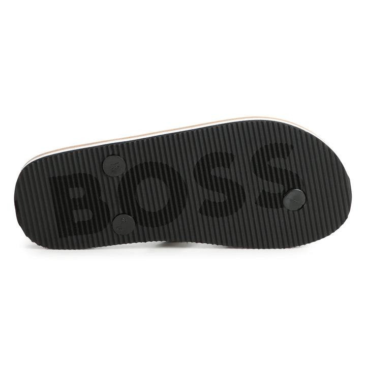 boss-j50850-09b-kb-Black Logo Flip Flops