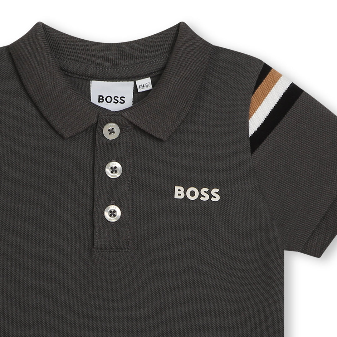 boss-j50595-085-bb-Charcoal Gray Logo Polo