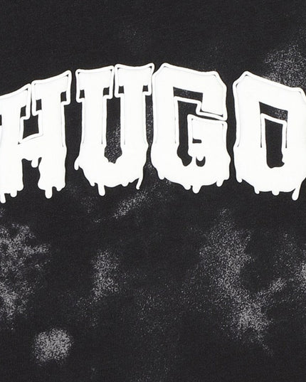 HUGO-G00150-M60-BLACK/GREY-SHORT SLEEVES TEE-SHIRT