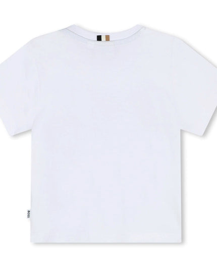 boss-j50612-10p-bb-White Short Sleeve T-Shirt