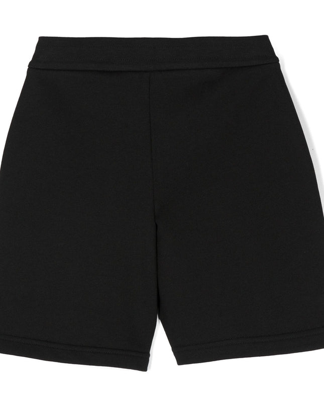 moncler-j1-954-8h000-14-809ag-999-Black Logo Sweat Shorts