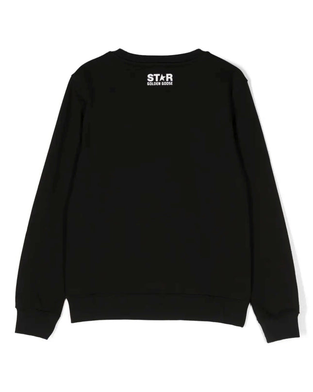 golden-goose-gyp01271-p000905-80203-Black Sweatshirt with White Star