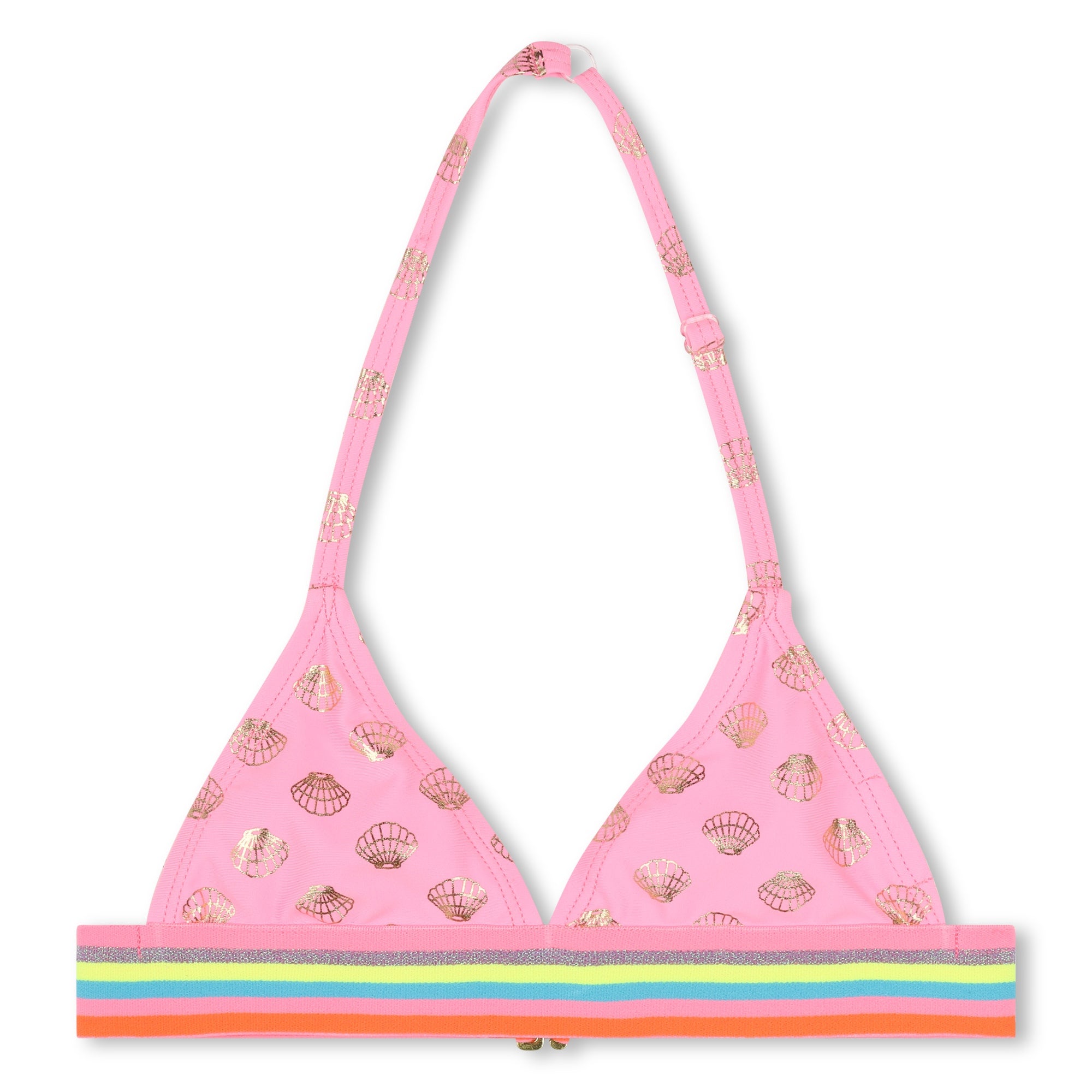 Pink Seashell Print Bikini - kids atelier