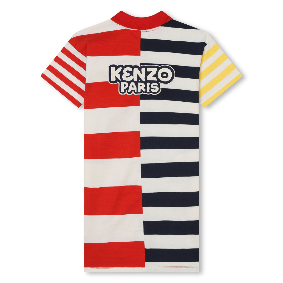 kenzo-k60215-99a-kg-Multicolor Cotton Dress