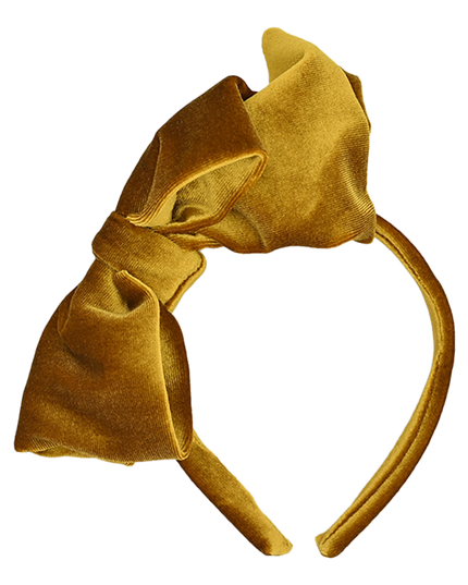 Velvet Bow Headband