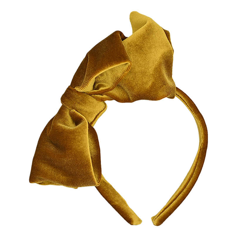 Velvet Bow Headband