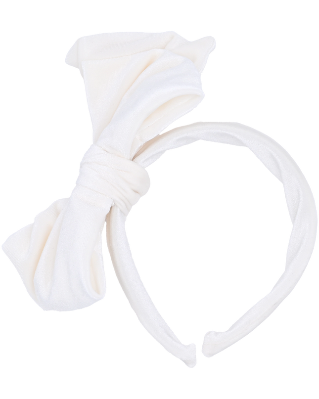 Velvet Bow Headband