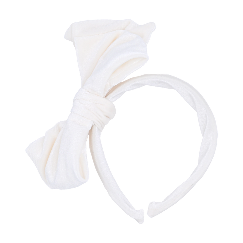 Velvet Bow Headband
