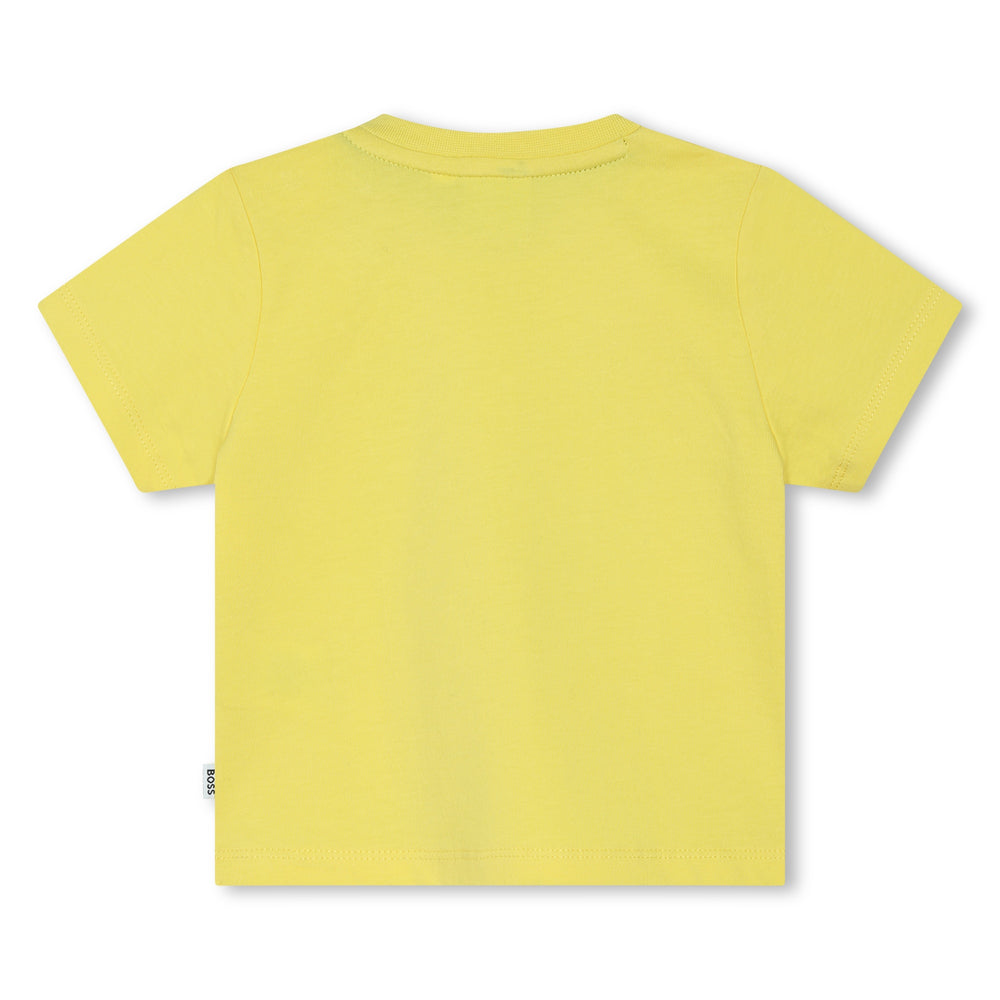 boss-j50611-508-bb-Yellow Logo T-Shirt