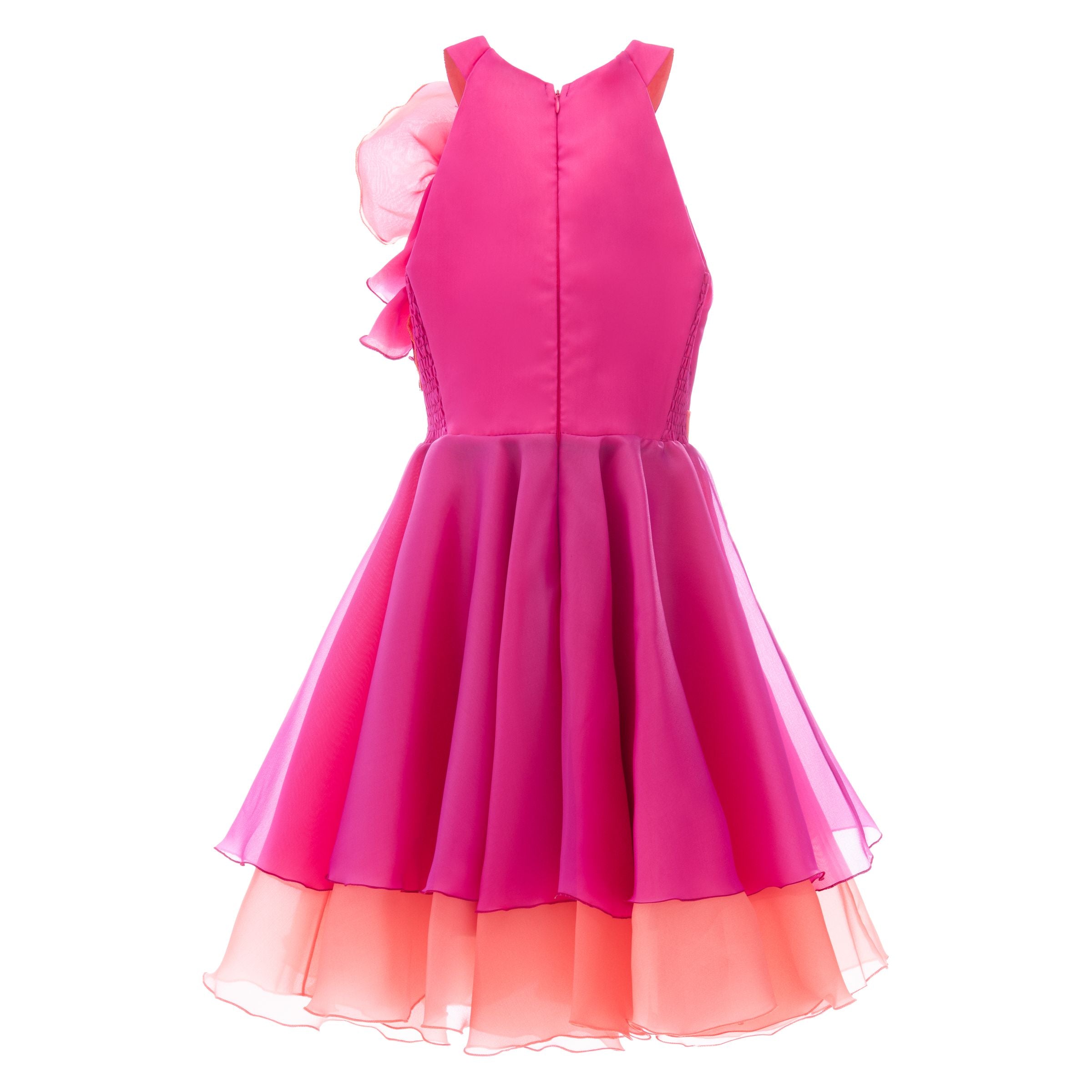 Fuchsia Estancia Halter Organza Dress 15Y / Fuschia Fuchsia Estancia Halter Organza Dress 15Y / Fuschia