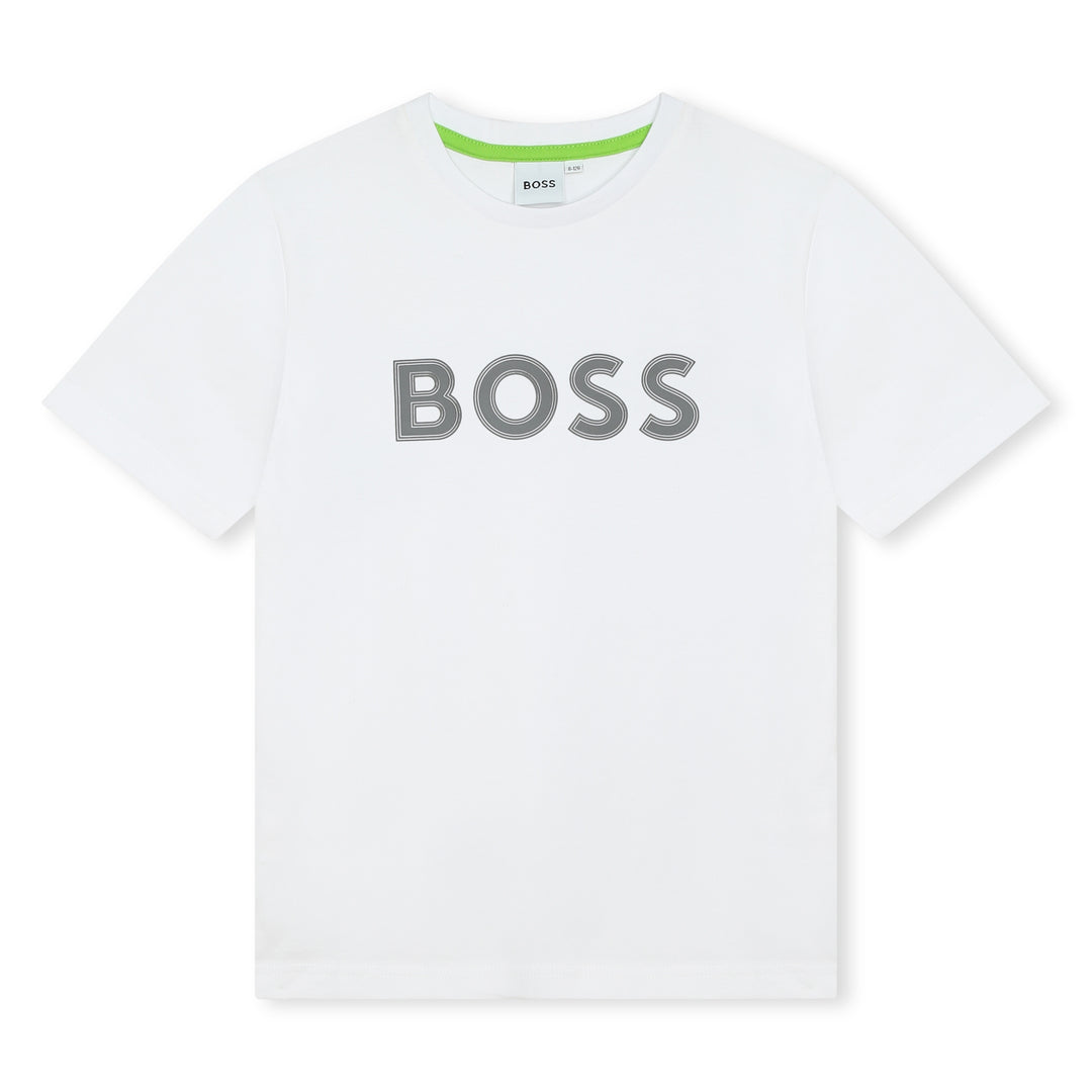 boss-j50771-10p-kb-White Logo T-Shirt