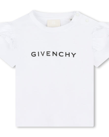 givenchy-h30196-10p-bg-White Logo T-Shirt
