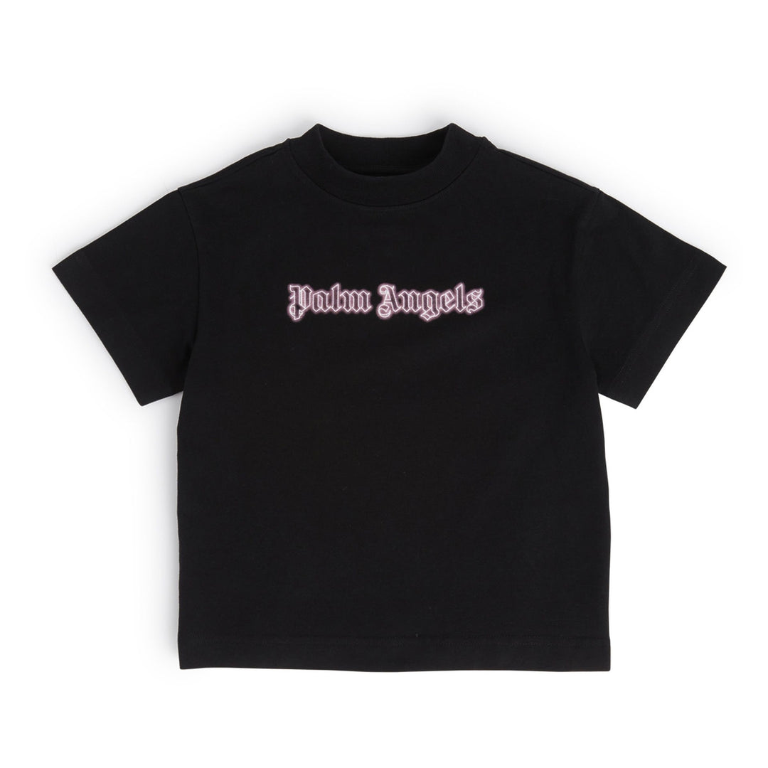 palm-angels-pgaa002s24jer0041034-Black Logo T-Shirt