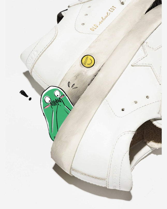 golden-goose-gyf00111-f000419-10100-White Old School Young Sneakers