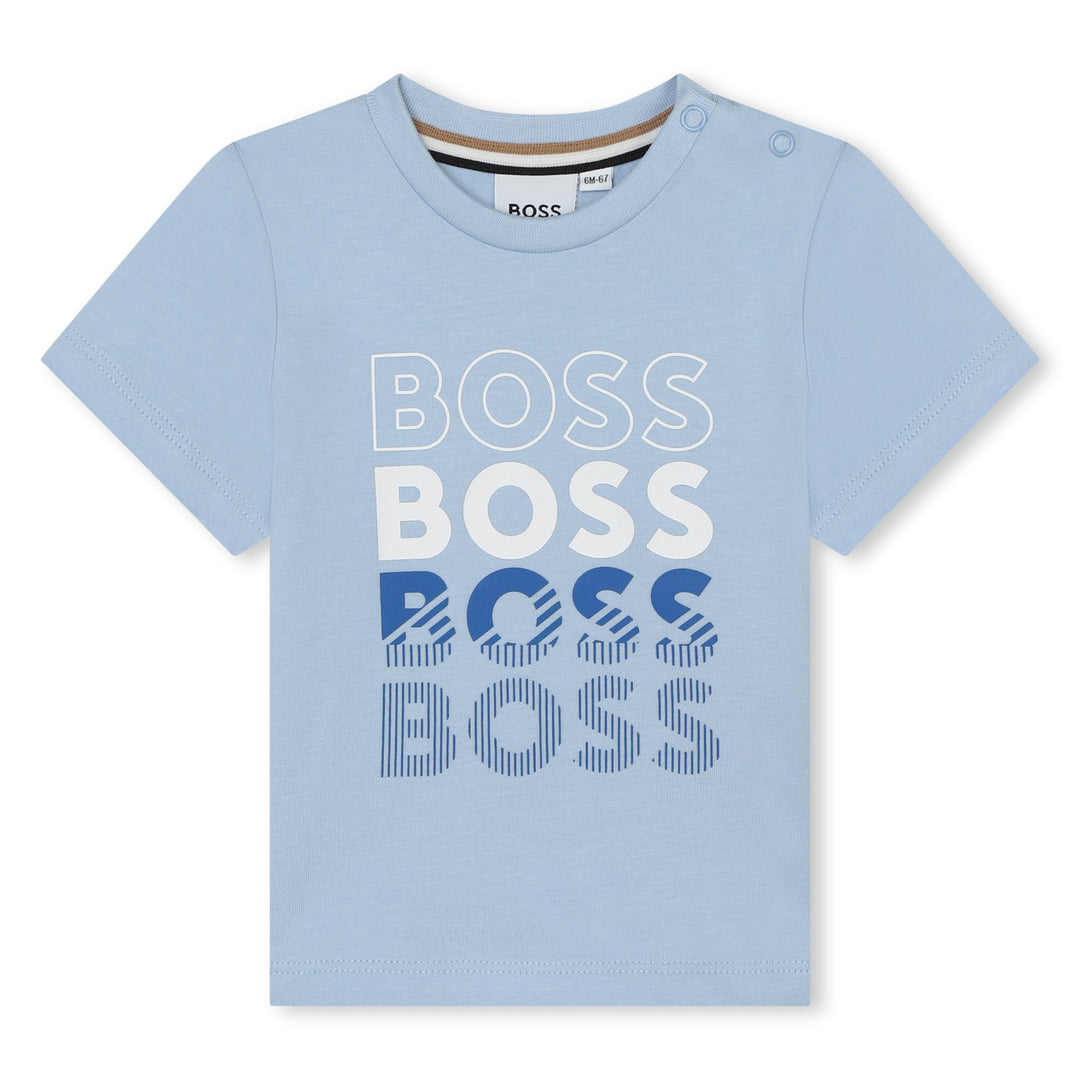 boss-j50617-783-bb-Pale Blue Logo T-Shirt