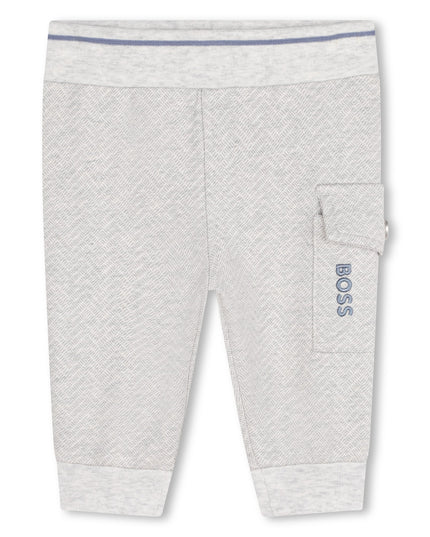 Grey Logo Cardigan Outfit