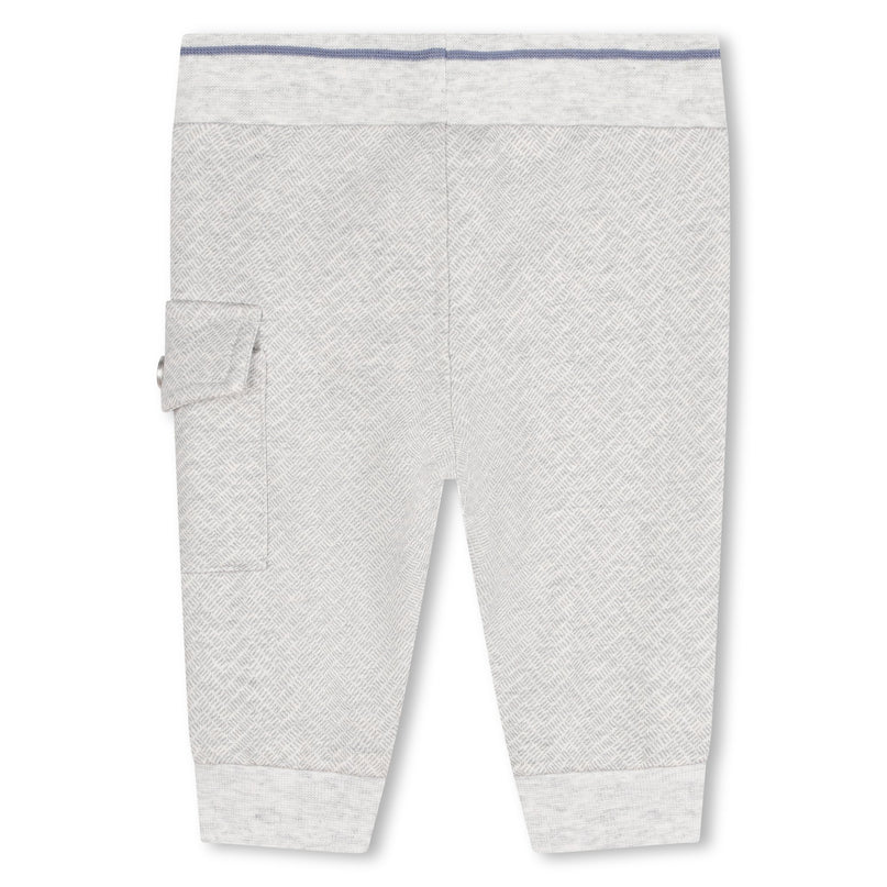Grey Logo Cardigan Outfit
