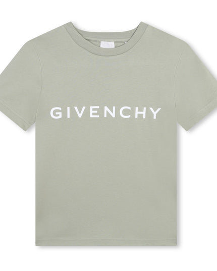 Givenchy-H30343-602-LIME-SHORT SLEEVES TEE-SHIRT
