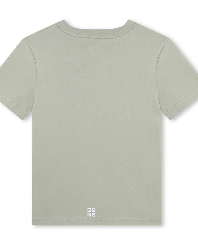Givenchy-H30343-602-LIME-SHORT SLEEVES TEE-SHIRT