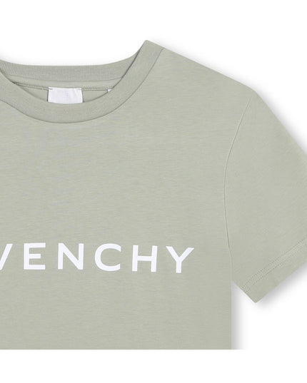 Givenchy-H30343-602-LIME-SHORT SLEEVES TEE-SHIRT