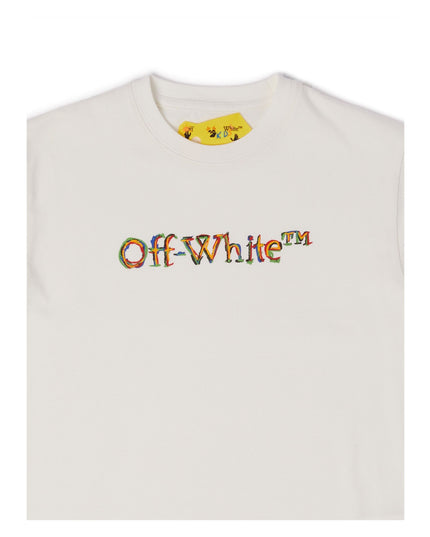 off-white-obaa002s24jer0050184-White Logo Sketch T-shirt