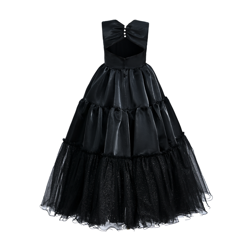 Black Layered Teola Dress