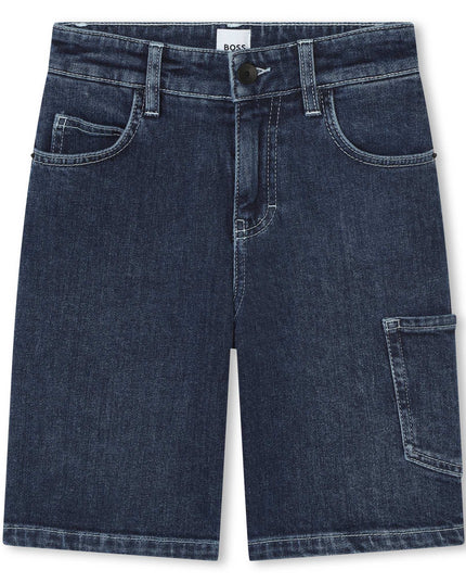 boss-j50990-z07-kb-Blue Denim Shorts