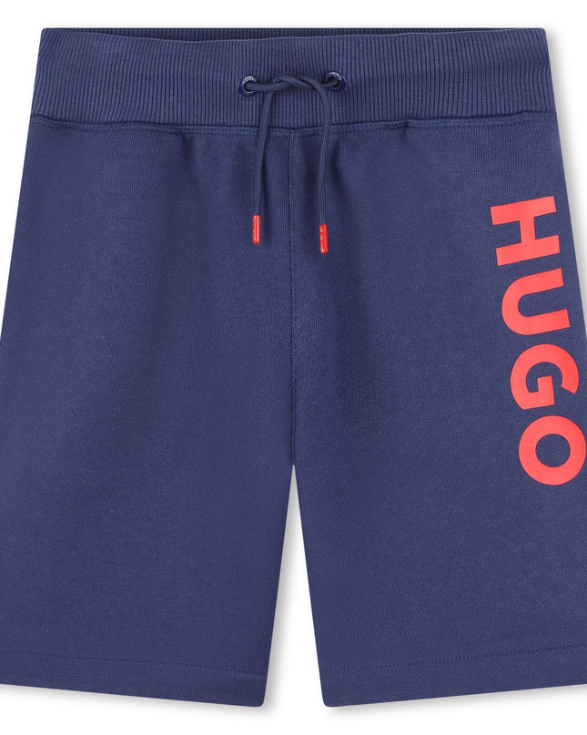 HUGO-G00034-84N-MEDIEVAL BLUE-SHORT