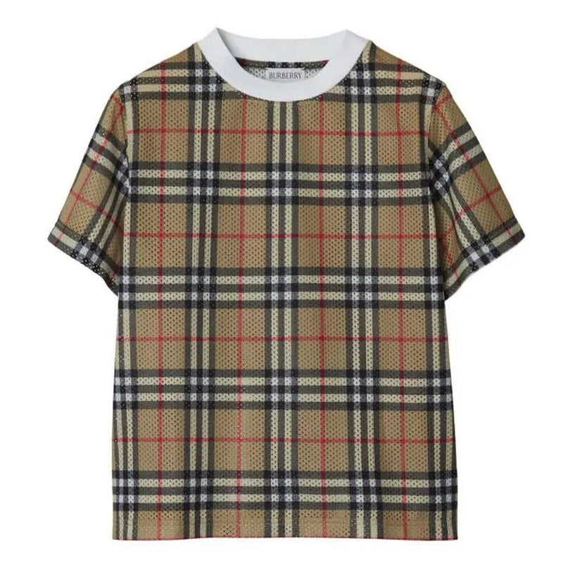 burberry-Beige Check Mesh T-shirt-8078636-c-kb5-percy-check-146092-a7028