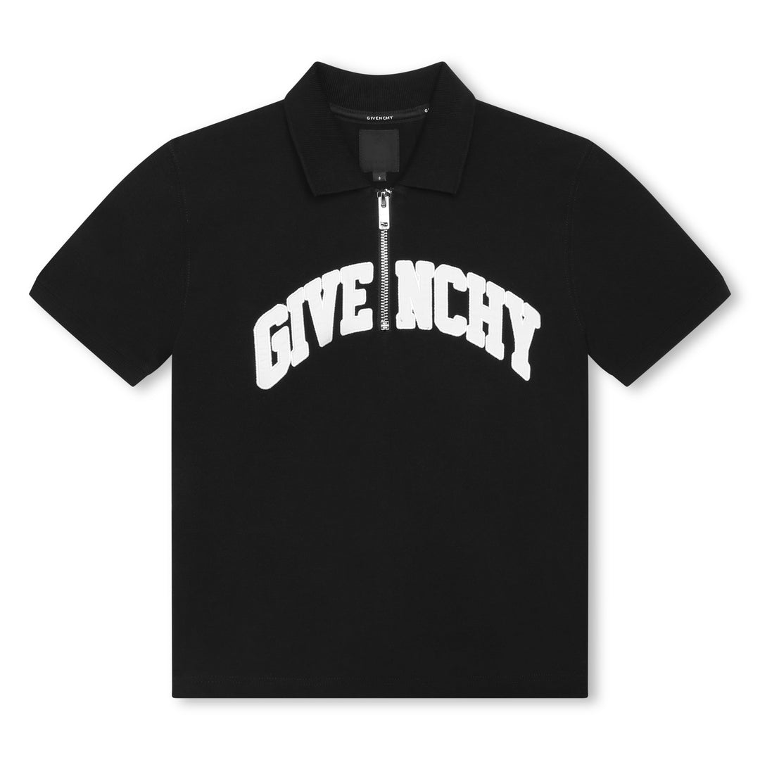 givenchy-h30128-09b-kb-Black Logo T-Shirt