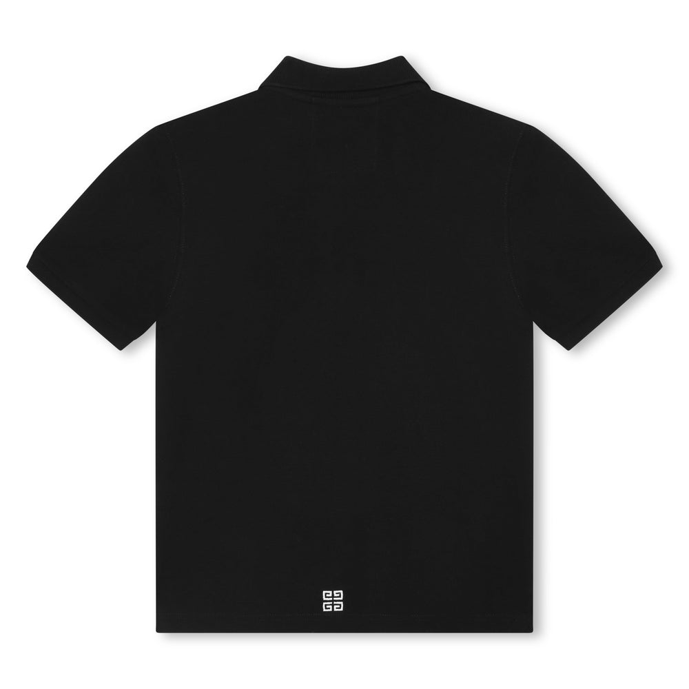 givenchy-h30128-09b-kb-Black Logo T-Shirt
