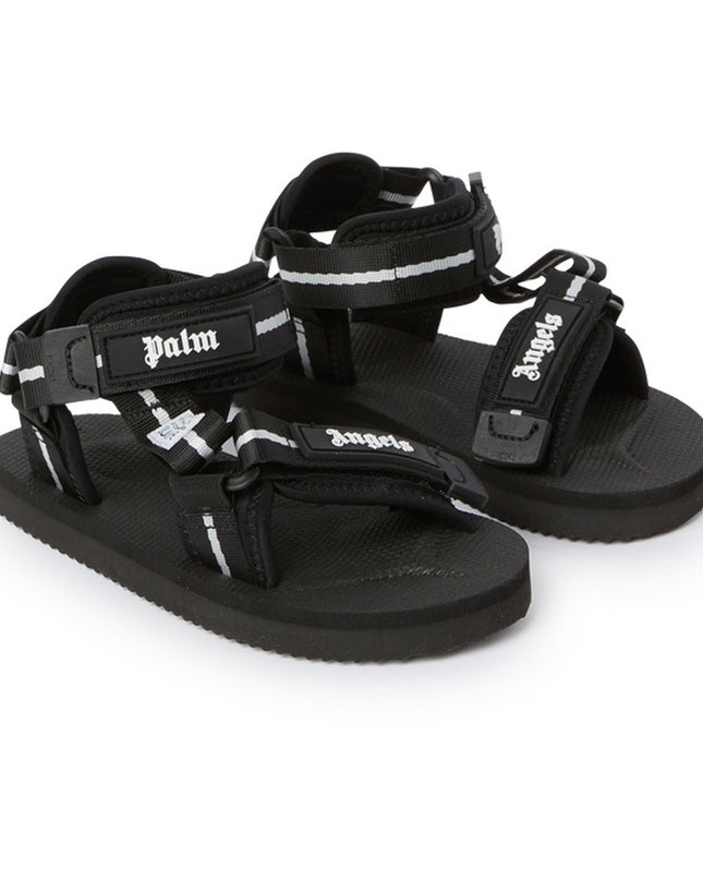 palm-angels-pgih002s24fab0011001-Black Logo Sandal