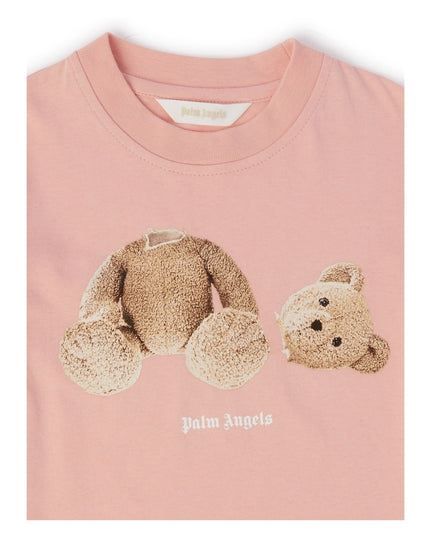 palm-angels-pgaa002c99jer0033060-Pink Bear Logo T-Shirt