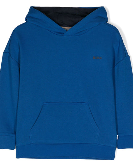 Blue Logo Hoodie