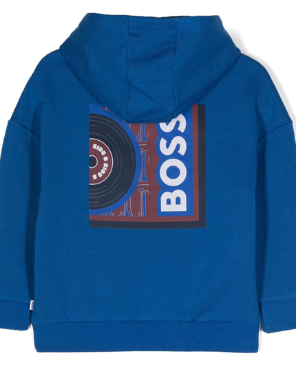 Blue Logo Hoodie