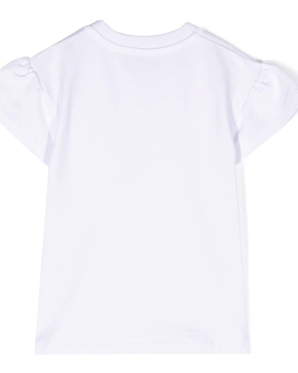 moschino-White Logo T-Shirt-mdv0b6-lda25-10101