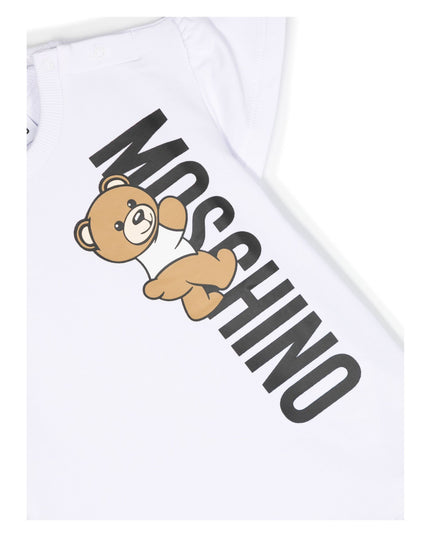 moschino-White Logo T-Shirt-mdv0b6-lda25-10101