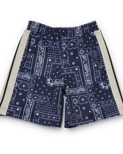 palm-angels-pbcl001s24fab0014603-Blue Viscose Bandana Shorts