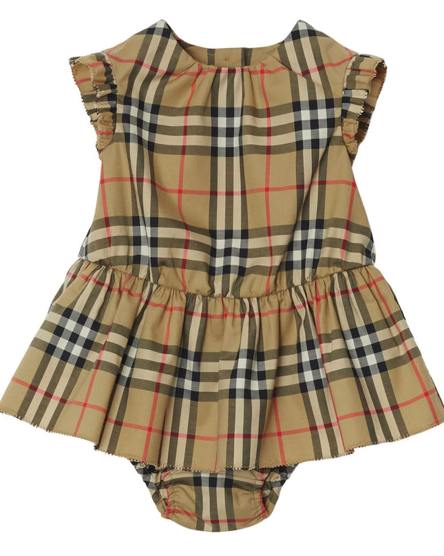 burberry-Archive Beige Leana Dress With Knickers in Beige-8078135-116036-a7028