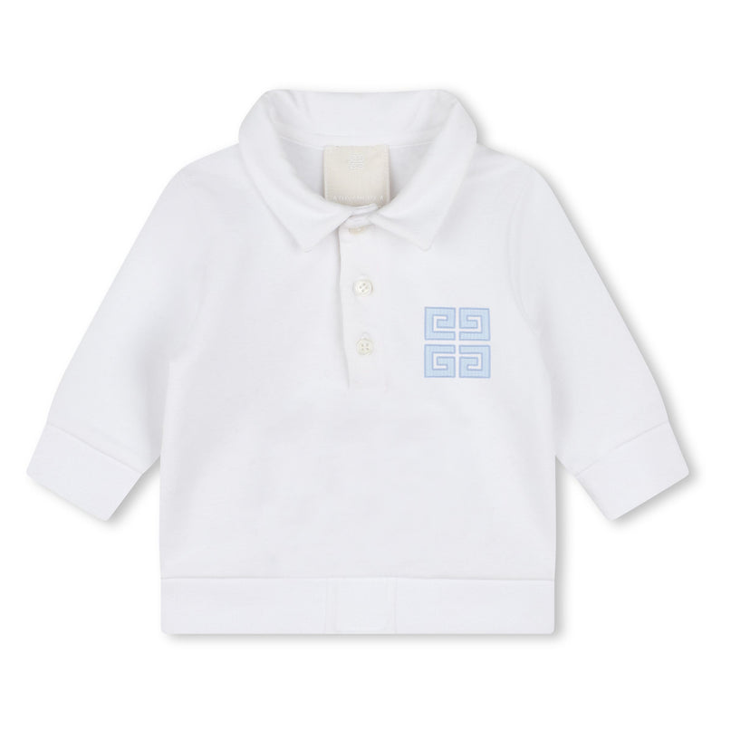 Pale Blue Polo Trousers Set