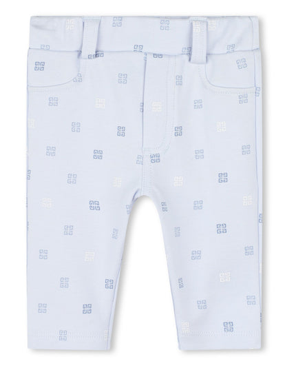 Givenchy-H30512-771-PALE BLUE-SET POLO+TROUSERS