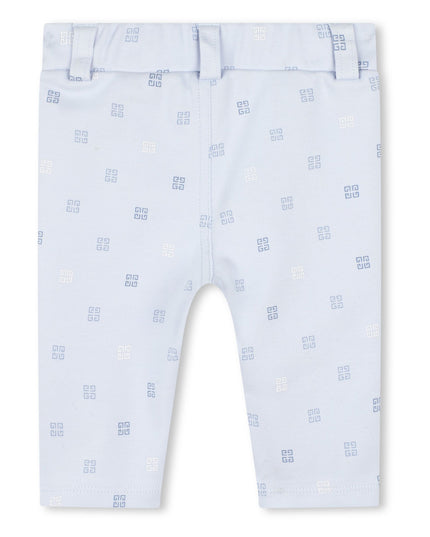 Givenchy-H30512-771-PALE BLUE-SET POLO+TROUSERS