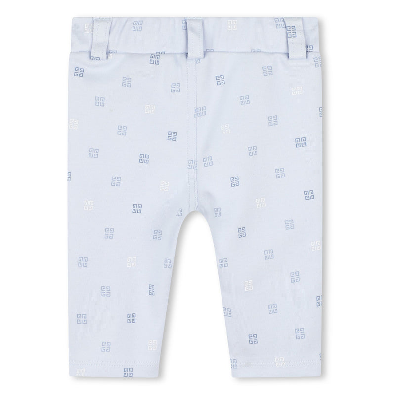 Pale Blue Polo Trousers Set